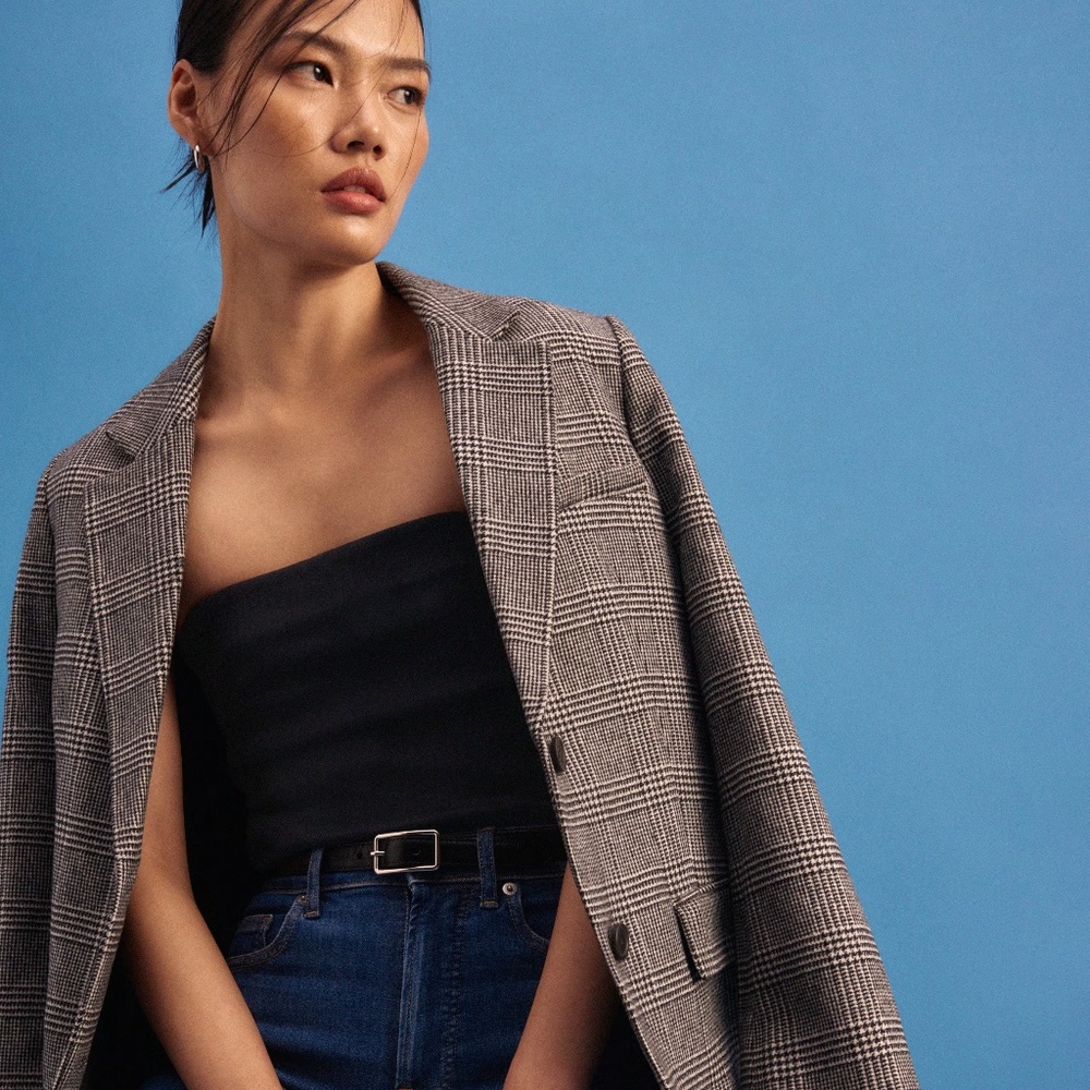 NWT Everlane Italian Wool Oversized Blazer Sz 4